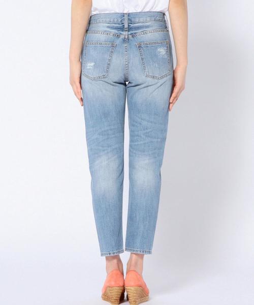 Another Edition（アナザーエディション）の「ダメージ5ポケットデニム/AEBC C DAMAGE 5POC◆（デニムパンツ・レディース・ホワイト/コバルトブルー・MEDIUM/SMALL）」の13枚目の写真