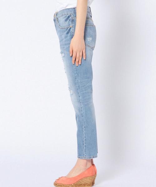 Another Edition（アナザーエディション）の「ダメージ5ポケットデニム/AEBC C DAMAGE 5POC◆（デニムパンツ・レディース・ホワイト/コバルトブルー・MEDIUM/SMALL）」の7枚目の写真