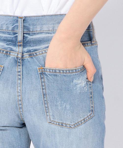 Another Edition（アナザーエディション）の「ダメージ5ポケットデニム/AEBC C DAMAGE 5POC◆（デニムパンツ・レディース・ホワイト/コバルトブルー・MEDIUM/SMALL）」の10枚目の写真