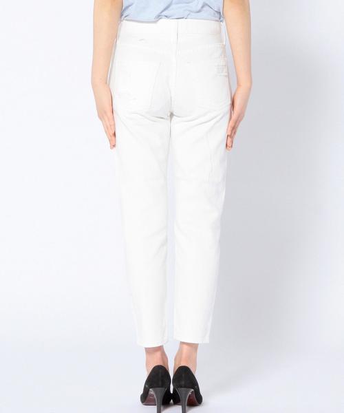 Another Edition（アナザーエディション）の「ダメージ5ポケットデニム/AEBC C DAMAGE 5POC◆（デニムパンツ・レディース・ホワイト/コバルトブルー・MEDIUM/SMALL）」の4枚目の写真