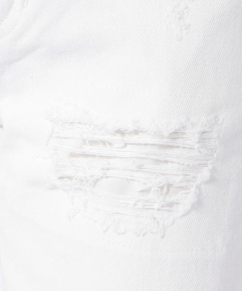 Another Edition（アナザーエディション）の「ダメージ5ポケットデニム/AEBC C DAMAGE 5POC◆（デニムパンツ・レディース・ホワイト/コバルトブルー・MEDIUM/SMALL）」の5枚目の写真