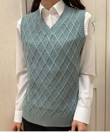 TOKYO SHIRTS | ベーシック Vネックニットベスト(ベスト)