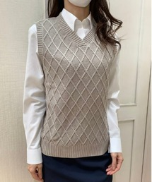 TOKYO SHIRTS | ベーシック Vネックニットベスト(ベスト)