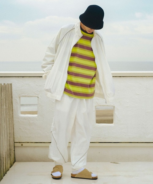 WHIMSIC(ウィムジック)の「【UNISEX/SET UP対応】PTUトレーニングジャケット(ナイロンジャケット・メンズ・ブルー/ホワイト/ネイビー・FREE)」の10枚目の写真