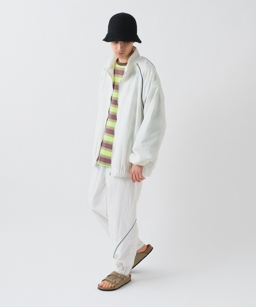 WHIMSIC(ウィムジック)の「【UNISEX/SET UP対応】PTUトレーニングジャケット(ナイロンジャケット・メンズ・ブルー/ホワイト/ネイビー・FREE)」の15枚目の写真