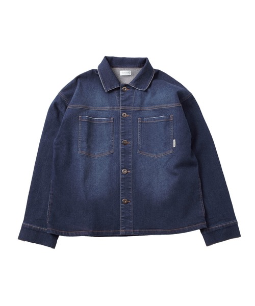 GLAZOS(グラソス)の「ビンテージ加工・デニムブルゾン【セットアップ対応】(ブルゾン・キッズ・インディゴブルー/ホワイト/ブルー・160cm/170cm/150cm/140cm)」の11枚目の写真