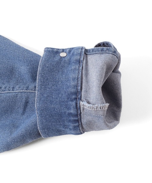 GLAZOS(グラソス)の「ビンテージ加工・デニムブルゾン【セットアップ対応】(ブルゾン・キッズ・インディゴブルー/ホワイト/ブルー・160cm/170cm/150cm/140cm)」の16枚目の写真