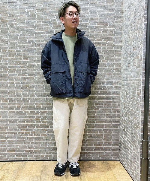 Grand PARK（グランドパーク）の「撥水フードマウンテンパーカー（マウンテンパーカー・メンズ・グリーン/ベージュ/ネイビー・LARGE/X-LARGE/MEDIUM）」の10枚目の写真