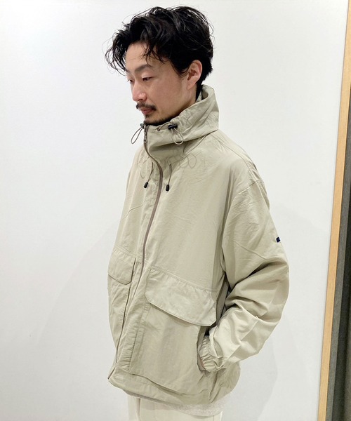 Grand PARK（グランドパーク）の「撥水フードマウンテンパーカー（マウンテンパーカー・メンズ・グリーン/ベージュ/ネイビー・LARGE/X-LARGE/MEDIUM）」の11枚目の写真