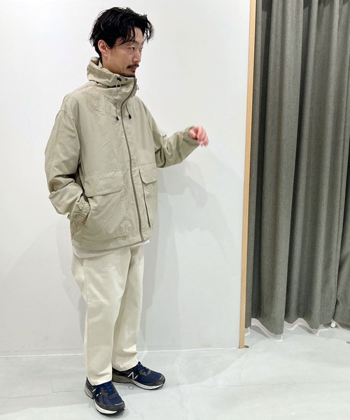 Grand PARK（グランドパーク）の「撥水フードマウンテンパーカー（マウンテンパーカー・メンズ・グリーン/ベージュ/ネイビー・LARGE/X-LARGE/MEDIUM）」の12枚目の写真