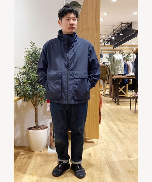 Grand PARK（グランドパーク）の「撥水フードマウンテンパーカー（マウンテンパーカー・メンズ・グリーン/ベージュ/ネイビー・LARGE/X-LARGE/MEDIUM）」の16枚目の写真