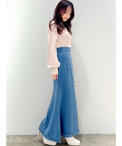 RESEXXY（リゼクシー）の「フロントオープンニットトップス（ニット/セーター・レディース・ベージュ/ブラック/オフホワイト・FREE）」の15枚目の写真