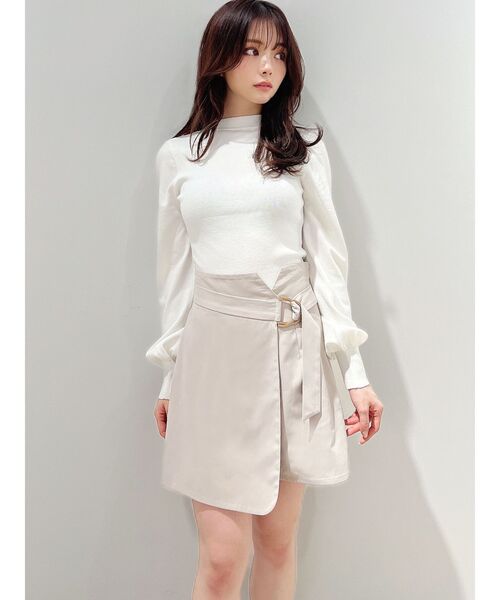 RESEXXY（リゼクシー）の「フロントオープンニットトップス（ニット/セーター・レディース・ベージュ/ブラック/オフホワイト・FREE）」の19枚目の写真