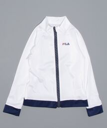 FILA（フィラ）の「【FILA:フィラ】キッズ長袖フルジップラッシュガード　スクール水着（ラッシュガード・キッズ）」