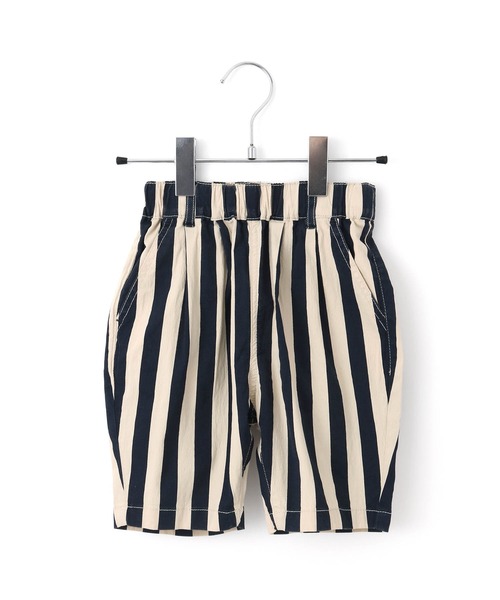 MAKE YOUR DAY（メイクユアデイ）の「5.5分丈ストライプイージーパンツ■80～140cm（その他パンツ・キッズ・ネイビー/ブラウン・140/100/90/110/80/130/120）」の10枚目の写真