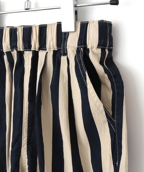 MAKE YOUR DAY（メイクユアデイ）の「5.5分丈ストライプイージーパンツ■80～140cm（その他パンツ・キッズ・ネイビー/ブラウン・140/100/90/110/80/130/120）」の15枚目の写真