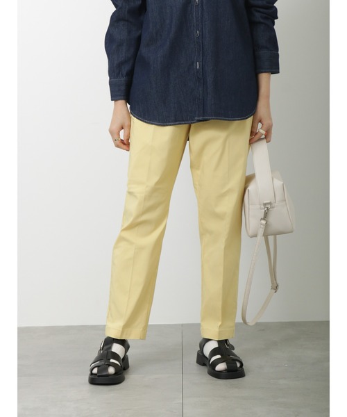 Lugnoncure（ルノンキュール）の「ストレッチテーパードパンツ（その他パンツ・レディース・グリーン/イエロー/パープル/ベージュ/ブラック・MEDIUM/LARGE/SMALL）」の18枚目の写真