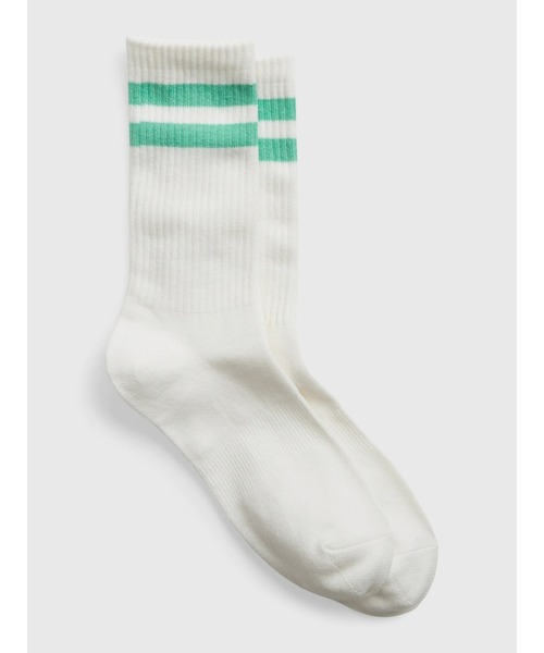 GAP(ギャップ)の「クオータークルーソックス(ソックス/靴下・メンズ・ブルー/グリーン/オレンジ/イエロー/ピンク/ホワイト/ネイビー・M/L/S/M)」の2枚目の写真