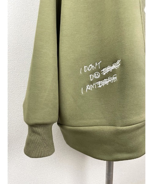 WORLD WIDE LOVE!（ワールドワイドラブ）の「ダンボールカーデ（カーディガン/ボレロ・レディース・カーキ/ネイビー/コーラル・1）」の21枚目の写真