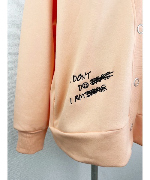 WORLD WIDE LOVE!（ワールドワイドラブ）の「ダンボールカーデ（カーディガン/ボレロ・レディース・カーキ/ネイビー/コーラル・1）」の13枚目の写真