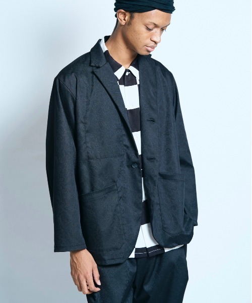 SUNNY SPORTS(サニースポーツ)の「SUNNY SPORTS/サニースポーツ NOTCH COLLAR 2B JACKET ノッチカラー2Bジャケット(テーラードジャケット・メンズ・ブラック/ネイビー/ブラック系その他/ブラウン・MEDIUM/LARGE)」の3枚目の写真