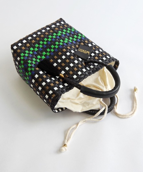 WOVEN (ウーヴン) /ミニトート メキシコ製 ミニバッグ メルカド