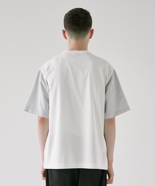 CITY TOKYO（シティトウキョウ）の「ジップポケットリラックスフィット半袖Tシャツ（Tシャツ/カットソー・メンズ・ホワイト/ブラック・1/2）」の18枚目の写真