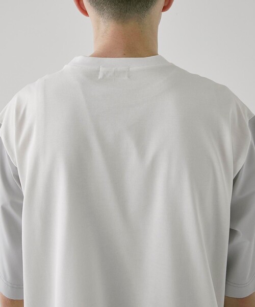 CITY TOKYO（シティトウキョウ）の「ジップポケットリラックスフィット半袖Tシャツ（Tシャツ/カットソー・メンズ・ホワイト/ブラック・1/2）」の22枚目の写真