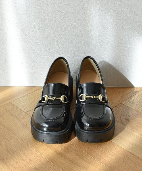 ems excite（エムズエキサイト）の「厚底ローファー（ローファー・レディース・ブルー/ブラック/ナチュラル・LARGE/MEDIUM）」の4枚目の写真