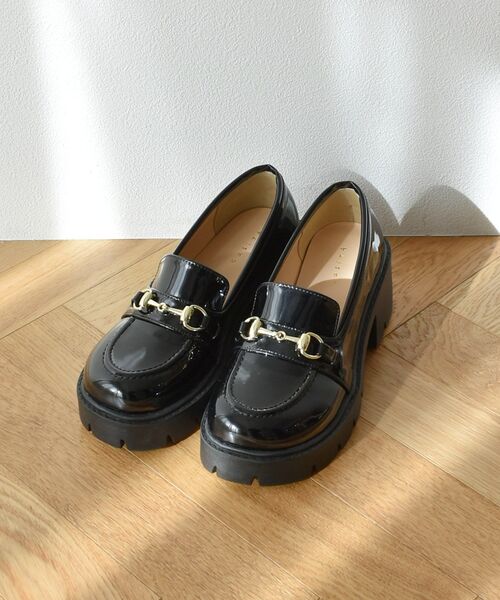 ems excite（エムズエキサイト）の「厚底ローファー（ローファー・レディース・ブルー/ブラック/ナチュラル・LARGE/MEDIUM）」の6枚目の写真