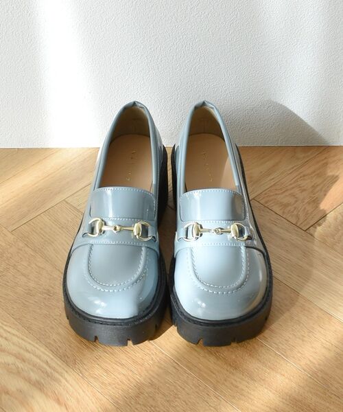 ems excite（エムズエキサイト）の「厚底ローファー（ローファー・レディース・ブルー/ブラック/ナチュラル・LARGE/MEDIUM）」の8枚目の写真