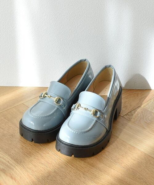 ems excite（エムズエキサイト）の「厚底ローファー（ローファー・レディース・ブルー/ブラック/ナチュラル・LARGE/MEDIUM）」の11枚目の写真