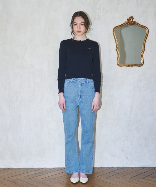 MIRO AMURETTE（ミロアミュレット）の「ceur straight denim/ハートポケットデニム（デニムパンツ・レディース・ライトブルー・SMALL/MEDIUM）」の7枚目の写真