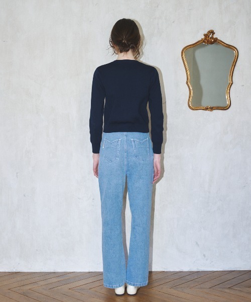 MIRO AMURETTE（ミロアミュレット）の「ceur straight denim/ハートポケットデニム（デニムパンツ・レディース・ライトブルー・SMALL/MEDIUM）」の10枚目の写真