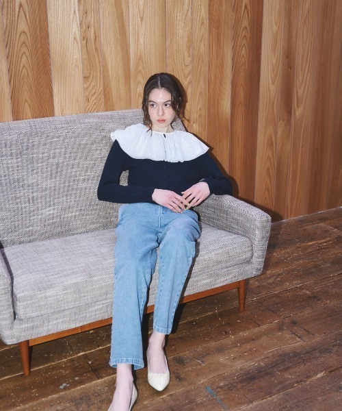 MIRO AMURETTE（ミロアミュレット）の「ceur straight denim/ハートポケットデニム（デニムパンツ・レディース・ライトブルー・SMALL/MEDIUM）」の11枚目の写真