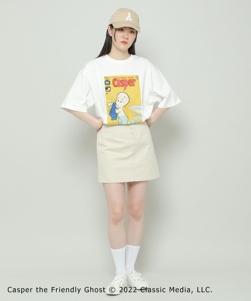 ALAND(エーランド)の「【UNISEX】ALAND×Casper(キャスパー)/コラボSOX 2352464(ソックス/靴下・レディース・ホワイト・FREE)」の2枚目の写真