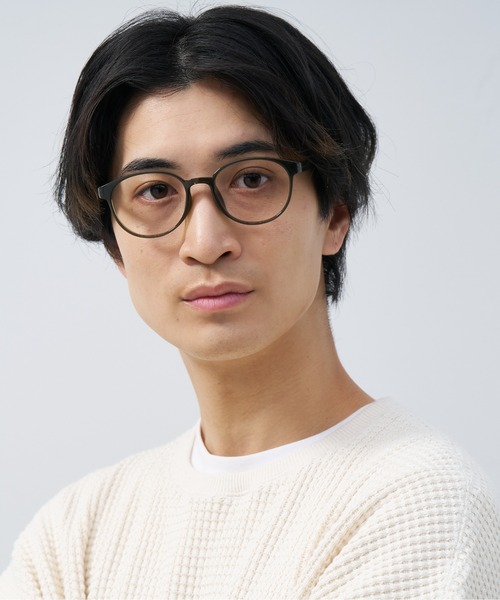 Zoff(ゾフ)の「オーバル型メガネ |黒縁メガネ| |BASIC(ベーシック)(メガネ・メンズ・ブラウン/ブラック/グリーン/ピンク・FREE)」の3枚目の写真