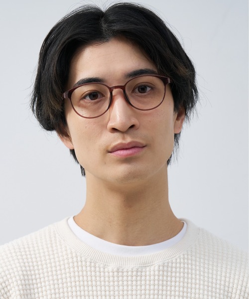 Zoff(ゾフ)の「オーバル型メガネ |黒縁メガネ| |BASIC(ベーシック)(メガネ・メンズ・ブラウン/ブラック/グリーン/ピンク・FREE)」の19枚目の写真