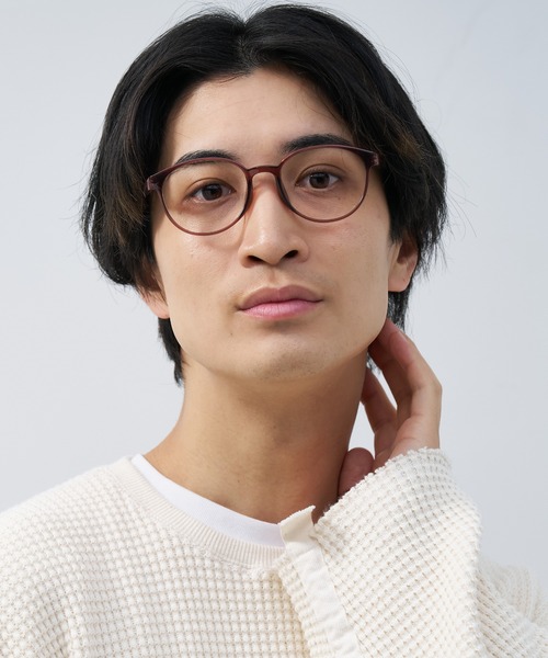 Zoff(ゾフ)の「オーバル型メガネ |黒縁メガネ| |BASIC(ベーシック)(メガネ・メンズ・ブラウン/ブラック/グリーン/ピンク・FREE)」の21枚目の写真