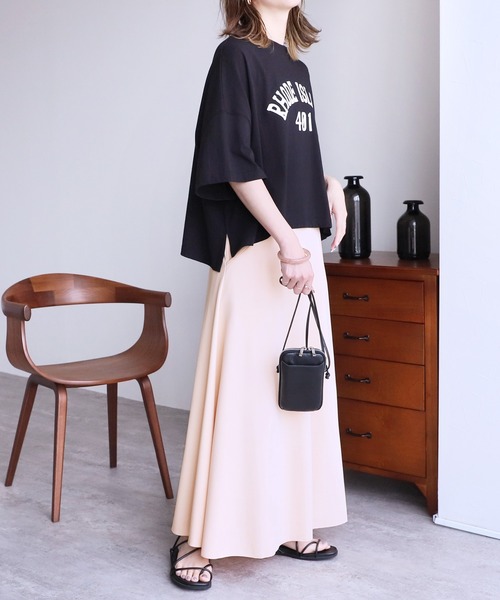 reca(レカ)の「フレアスカート(スカート・レディース・キナリ/ブルー/ブラック・M)」の6枚目の写真