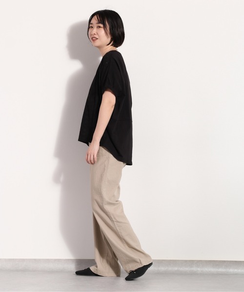 cepo(セポ)の「リネンレーヨン イージーワークパンツ(その他パンツ・レディース・ベージュ/ブラック/オリーブ・S/M/L)」の18枚目の写真