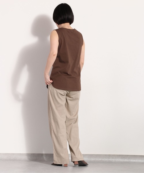 cepo(セポ)の「リネンレーヨン イージーワークパンツ(その他パンツ・レディース・ベージュ/ブラック/オリーブ・S/M/L)」の15枚目の写真