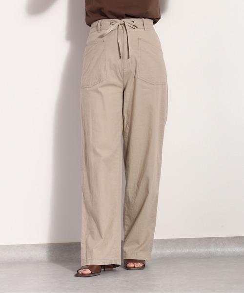 cepo(セポ)の「リネンレーヨン イージーワークパンツ(その他パンツ・レディース・ベージュ/ブラック/オリーブ・S/M/L)」の5枚目の写真