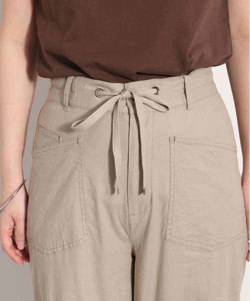 cepo(セポ)の「リネンレーヨン イージーワークパンツ(その他パンツ・レディース・ベージュ/ブラック/オリーブ・S/M/L)」の12枚目の写真