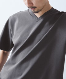 417 EDIFICE | 【Made in Japan】コンパクトポンチ S/S Vネック(Tシャツ/カットソー)