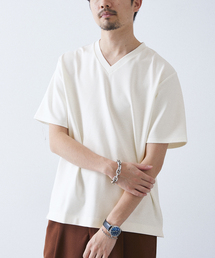 417 EDIFICE | 【Made in Japan】コンパクトポンチ S/S Vネック(Tシャツ/カットソー)