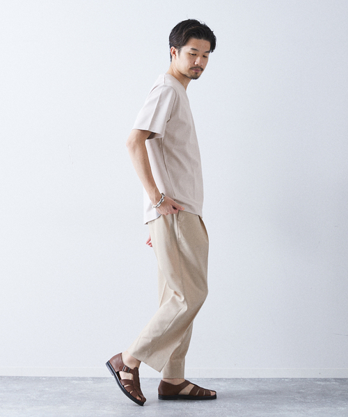 417 EDIFICE(フォーワンセブンエディフィス)の「【Made in Japan】コンパクトポンチ S/S Vネック(Tシャツ/カットソー・メンズ・ホワイト/ブラック/グレー/ブラック系その他・SMALL/MEDIUM/LARGE)」の14枚目の写真
