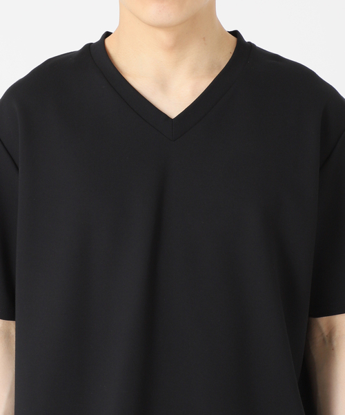 417 EDIFICE(フォーワンセブンエディフィス)の「【Made in Japan】コンパクトポンチ S/S Vネック(Tシャツ/カットソー・メンズ・ホワイト/ブラック/グレー/ブラック系その他・SMALL/MEDIUM/LARGE)」の22枚目の写真