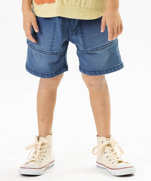 F.O.KIDS(エフオーキッズ)の「ひんやりデニムパンツ_接触冷感(その他パンツ・キッズ・ブルー/ネイビー・110/80/95/120/130/100/140/150/90)」の1枚目の写真