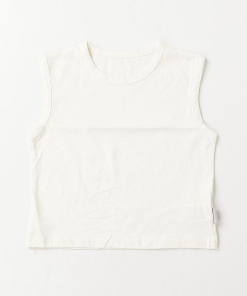 Tickle（ティックル）の「ベーシックショートスリーブカットソー（Tシャツ/カットソー・キッズ・ライトグリーン/アイボリー/ピンク/キャメル/ブルー・90/100/110/120/130/140）」の9枚目の写真